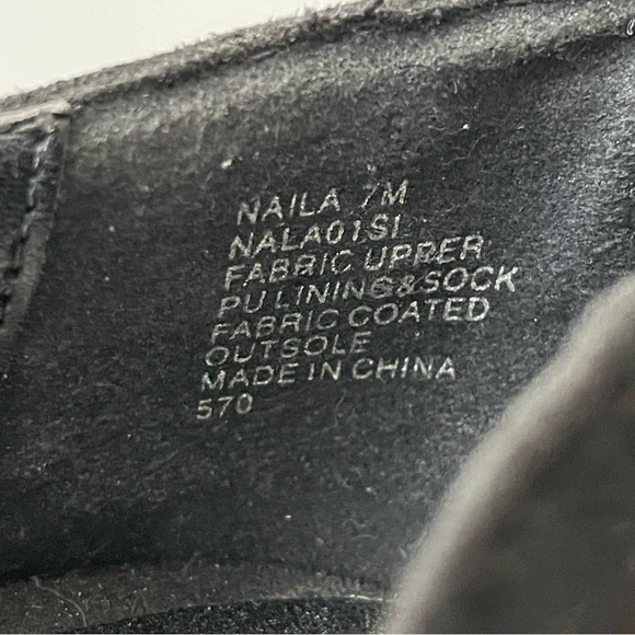 STEVE MADDEN Black Suede Studded Stiletto Pumps Size 7 - Picture 7 of 12